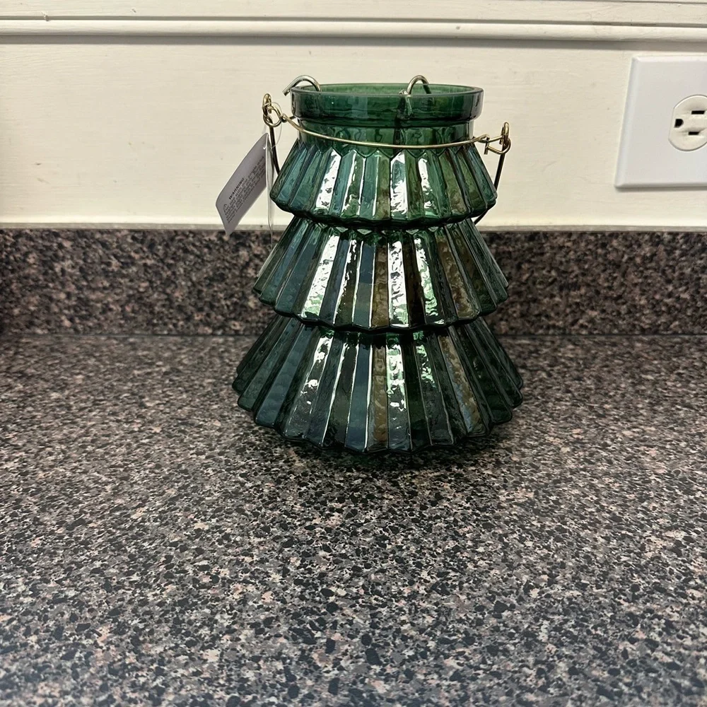 Christmas Tree Tea Candle Holder Decor